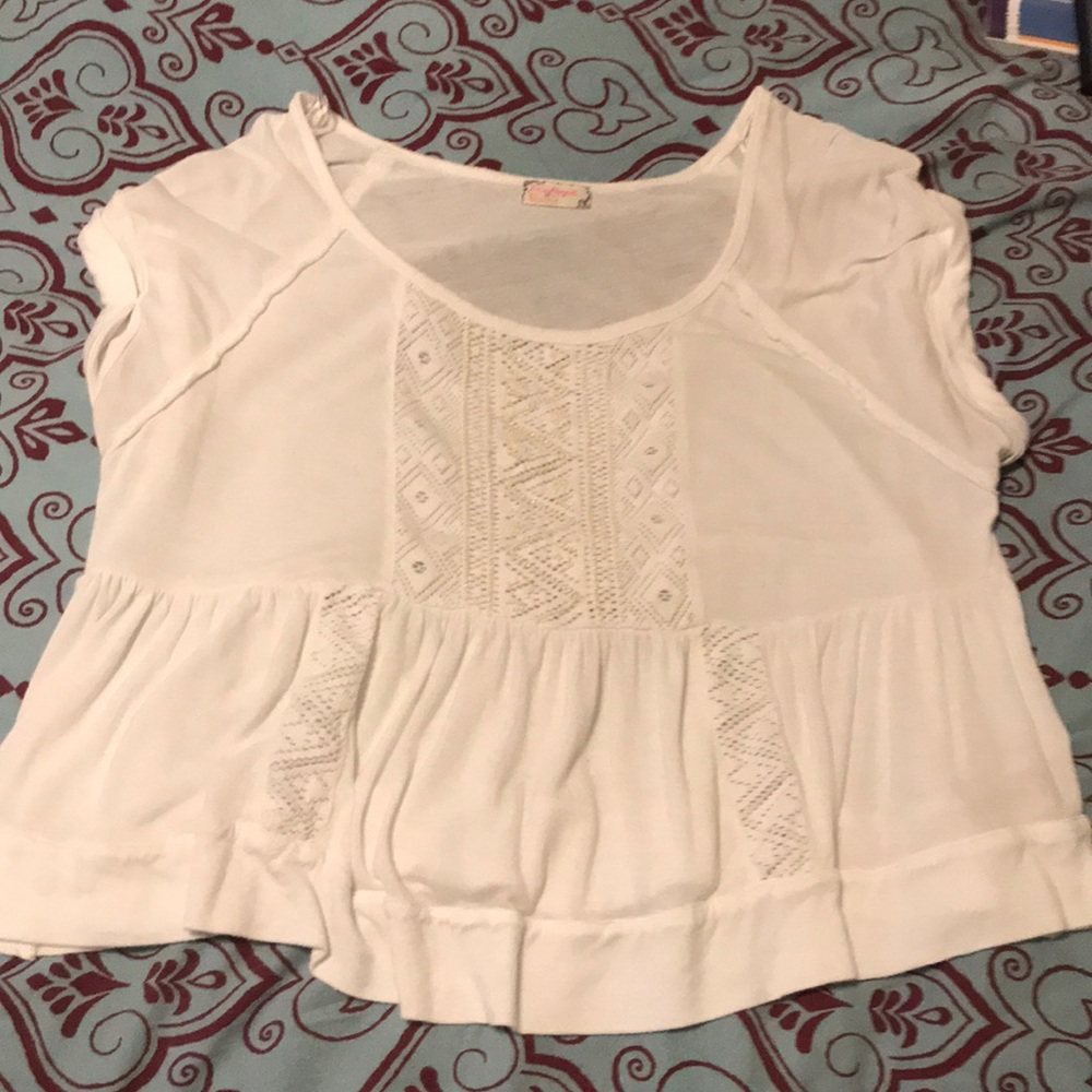 Free people beaded shirt